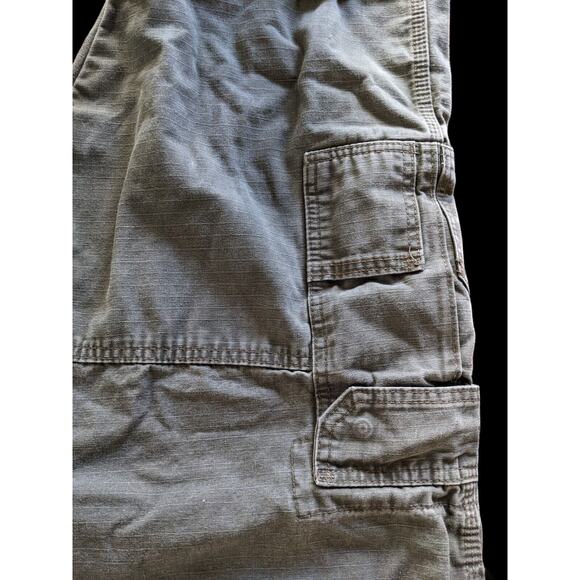 Wrangler Riggs Workwear Pants‎ Mens 40 X 30 Green Cargo Ripstop for Grunge Work - Picture 4 of 7